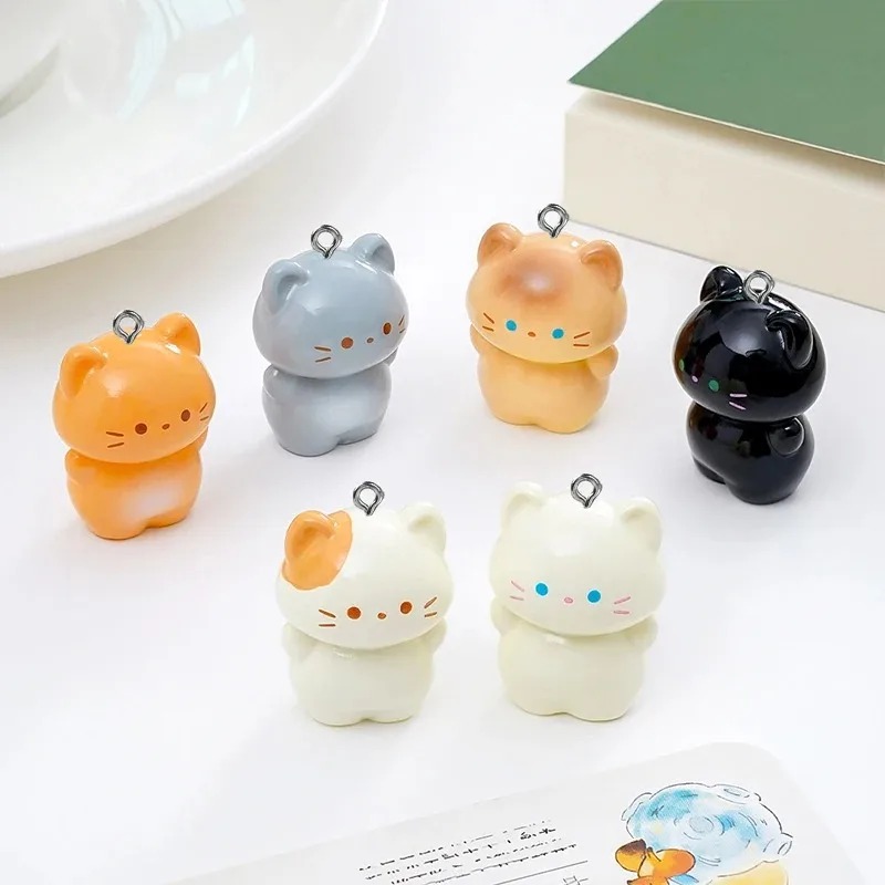 Resin Art Engagement - 10 sztuk uroczych trójwymiarowych zawieszek z