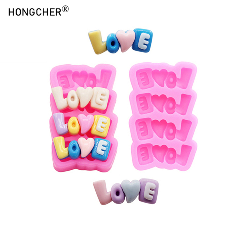 Resin Art Letters - Formy silikonowe LOVE Letters do samodzielnego