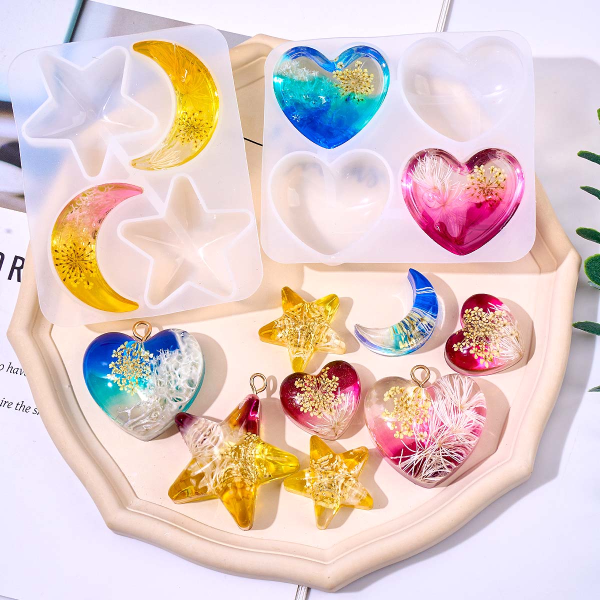 Resin Art Letters - Forma silikonowa do odlewania żywicy epoksydowej