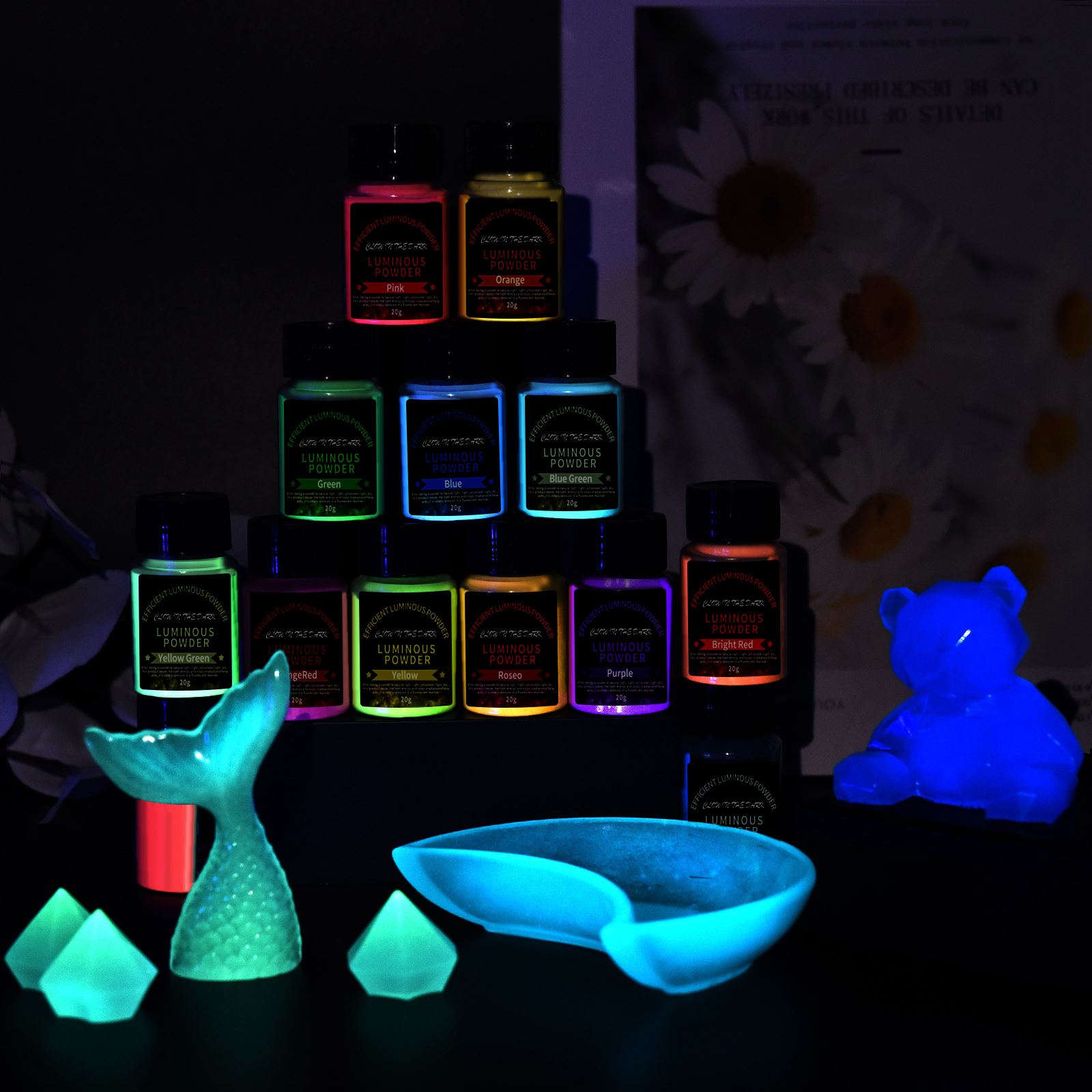 20g długotrwały jasny świecący – Resin Art Letters recenzja i cena