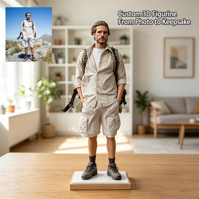 Portret popiersia wykonany na  – Resin Art Gift For Birthday recenzja i cena