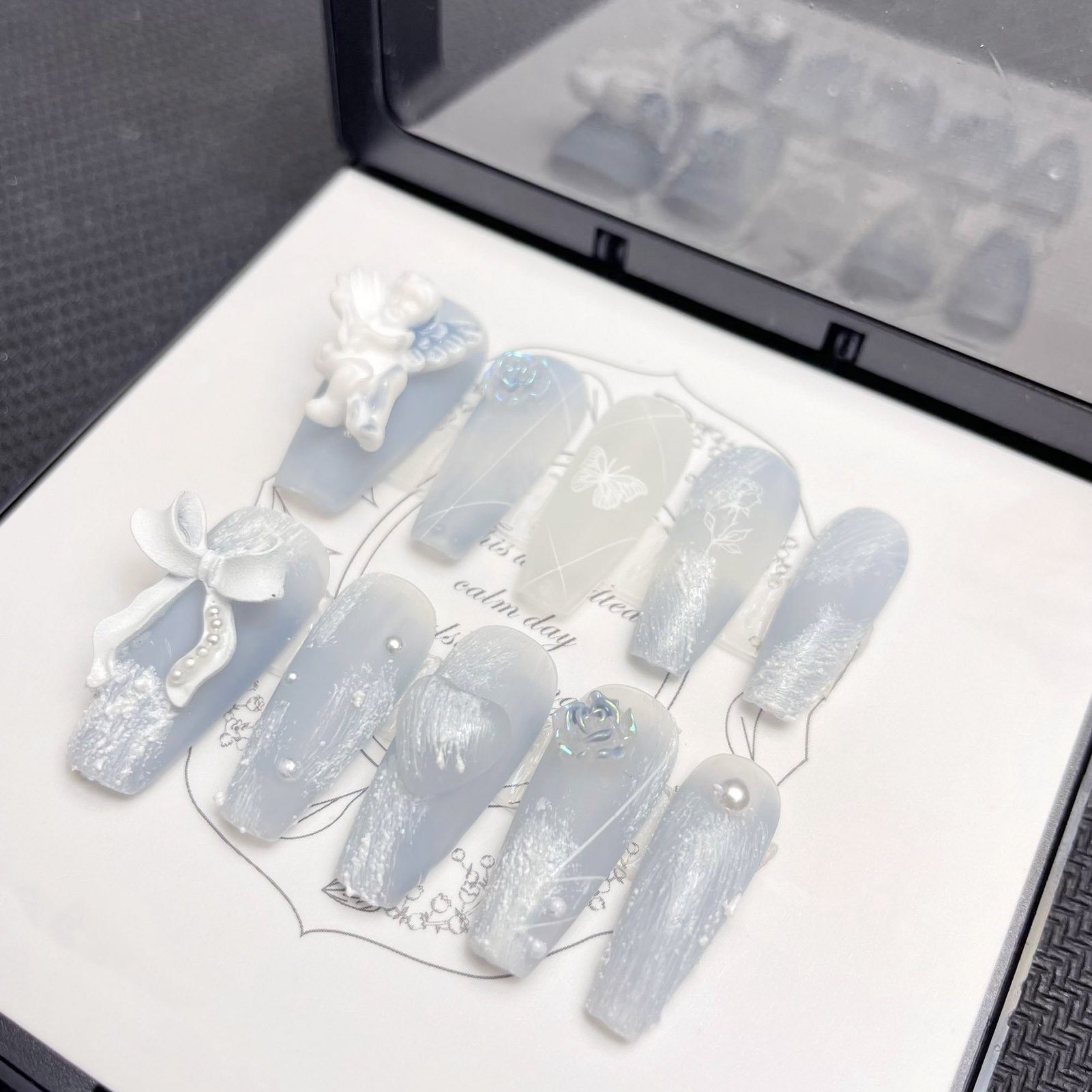 3D tynk anioł sztuczne paznokc – Resin Art Flowers recenzja i cena
