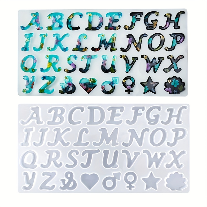 Forma do odlewania żywicy, sty – Resin Art Letters recenzja i cena