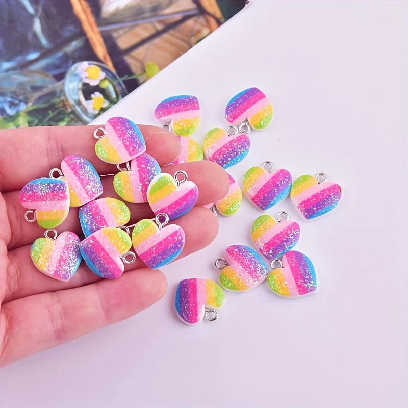 10 szt. Kolorowe zawieszki z ż – Resin Art Engagement recenzja i cena