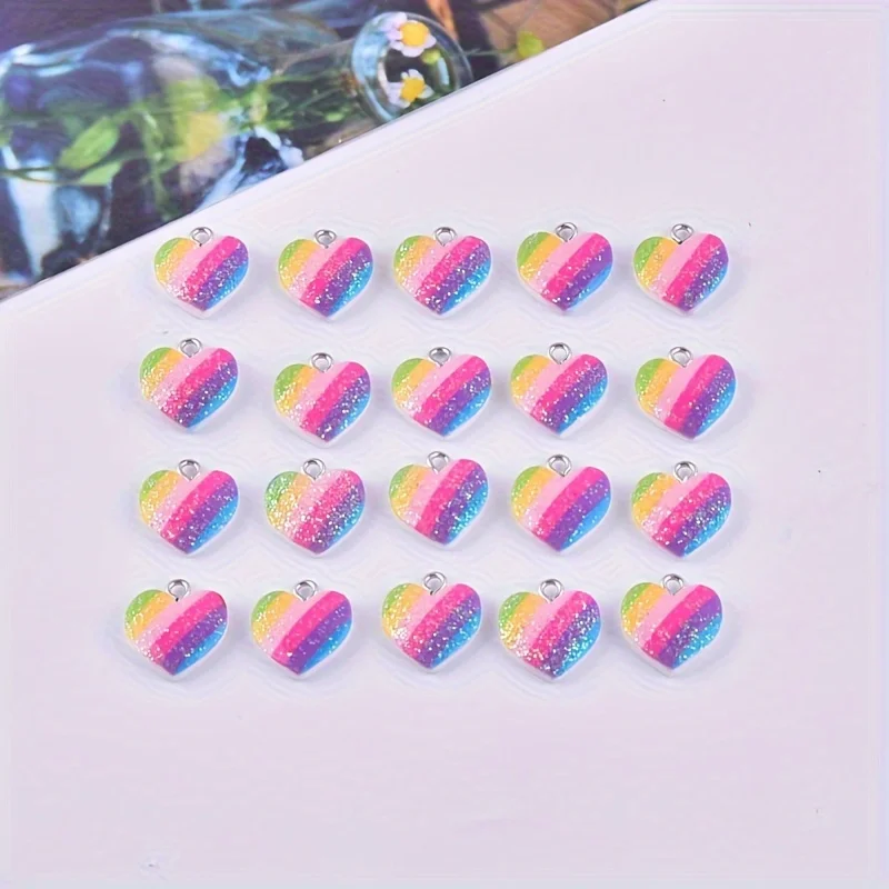 10 szt. Kolorowe zawieszki z ż – Resin Art Engagement recenzja i cena