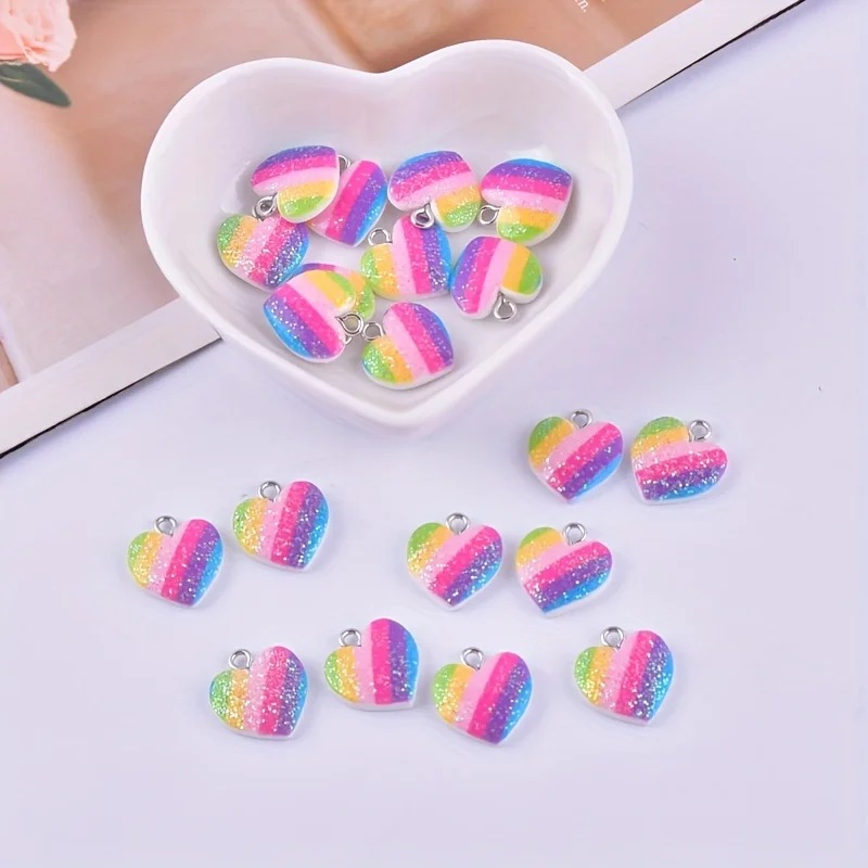 10 szt. Kolorowe zawieszki z ż – Resin Art Engagement recenzja i cena