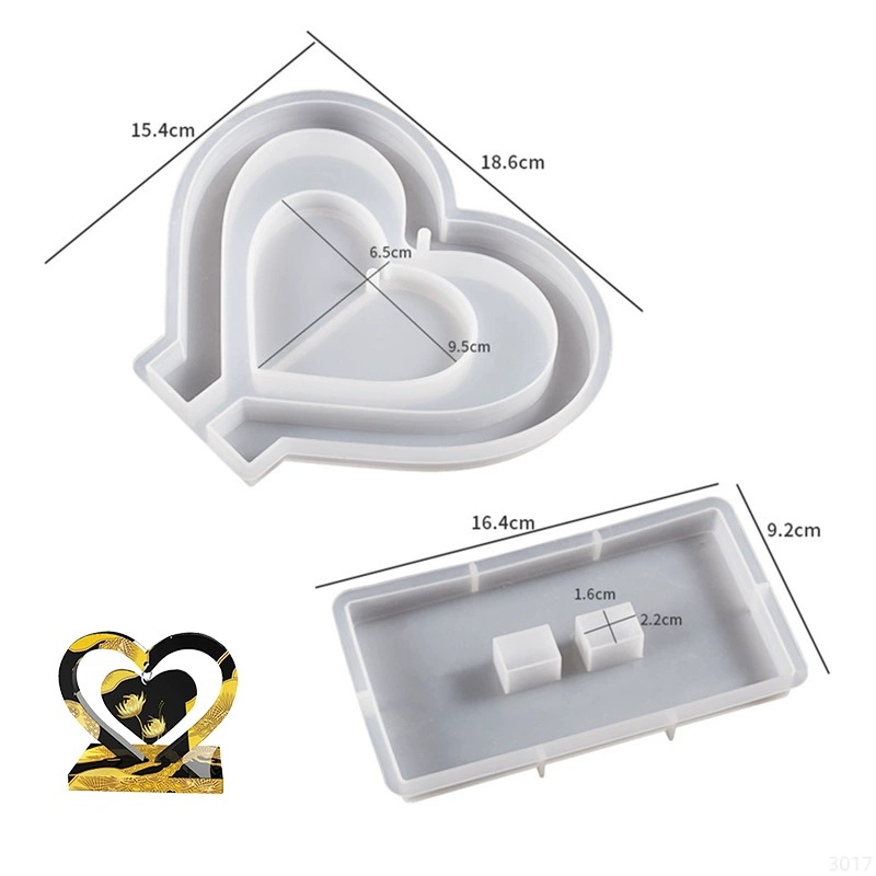 Forma silikonowa do żywicy epo – Resin Art Letters recenzja i cena