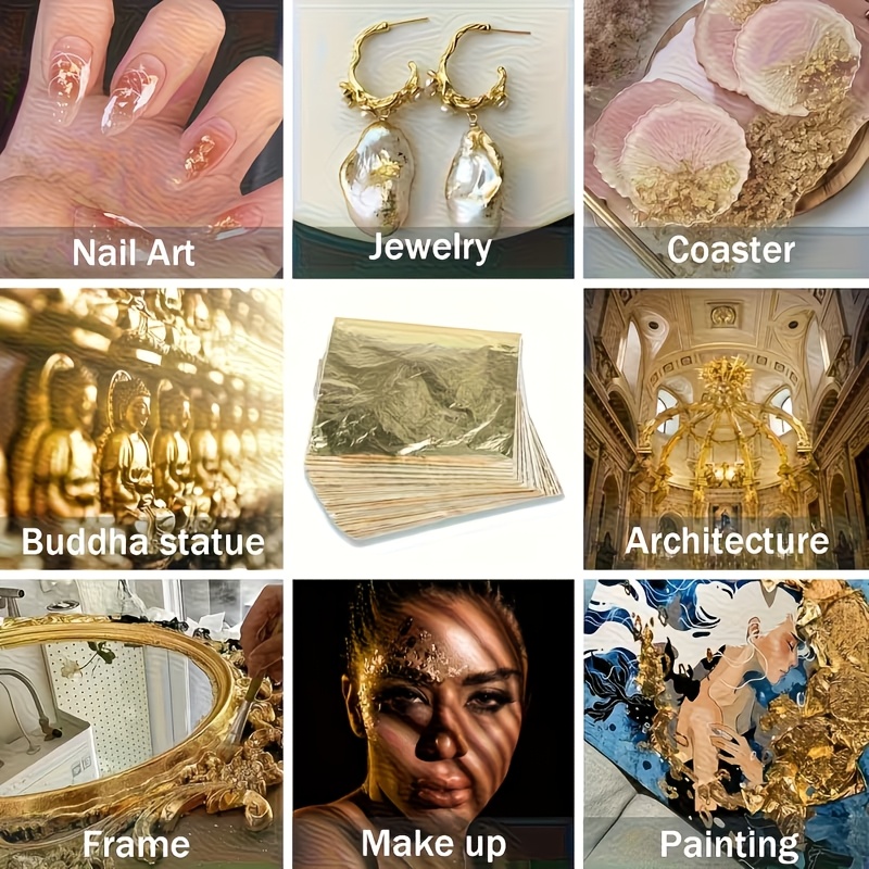 Zestaw 100 sztuk imitacji złot – Resin Art Gift For Wedding recenzja i cena