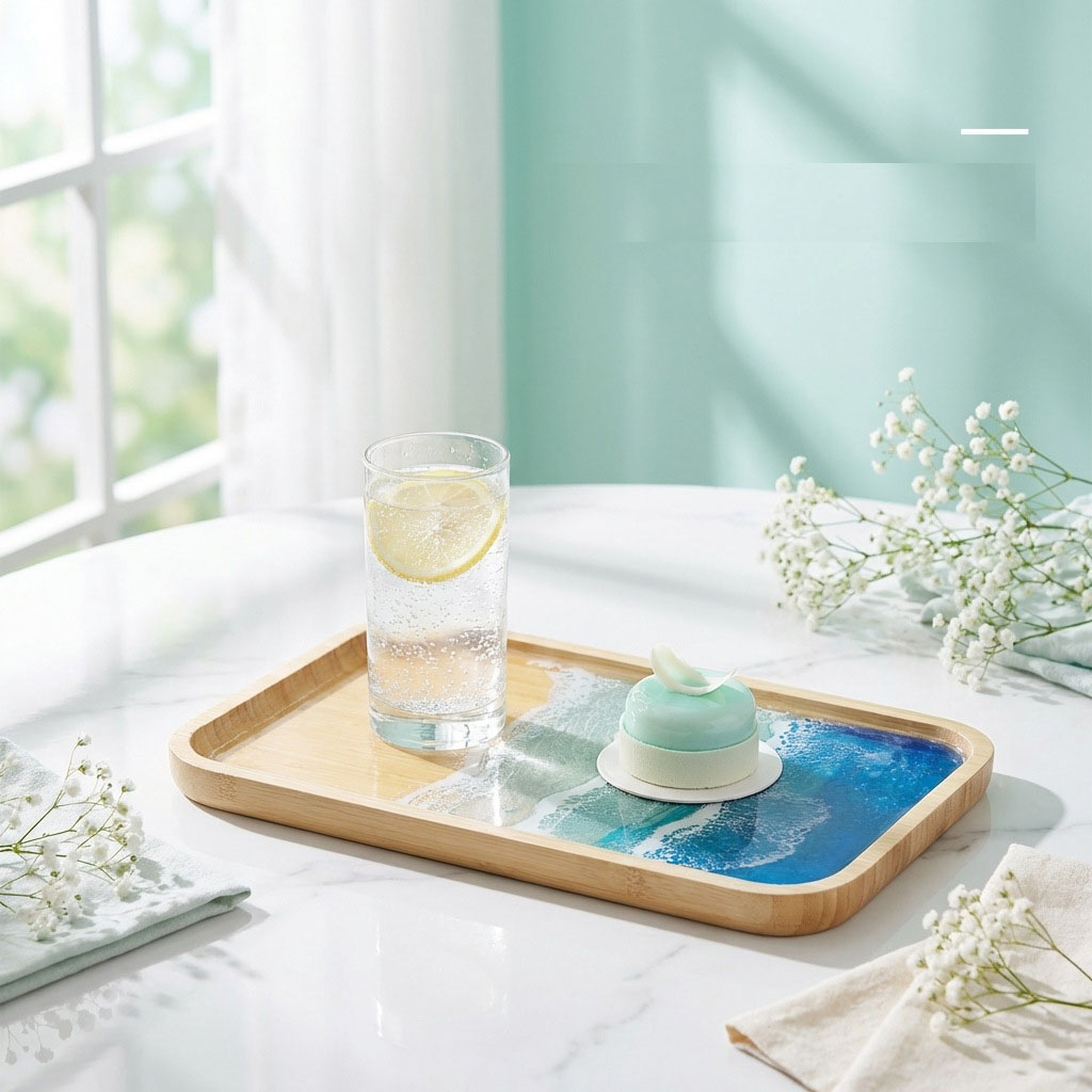 Taca dekoracyjna z żywicy epok – Resin Art Kitchen recenzja i cena