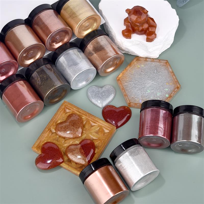 50g Shimmer Metallic Gold Silv – Resin Art Letters recenzja i cena