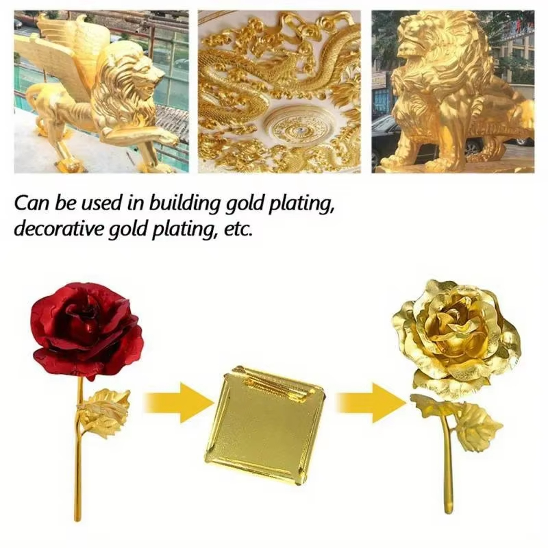 100 szt. Imitacja złota, srebr – Resin Art Gift For Wedding recenzja i cena